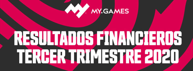 MY.GAMES anuncia una subida del 33% en los ingresos del tercer trimestre de 2020