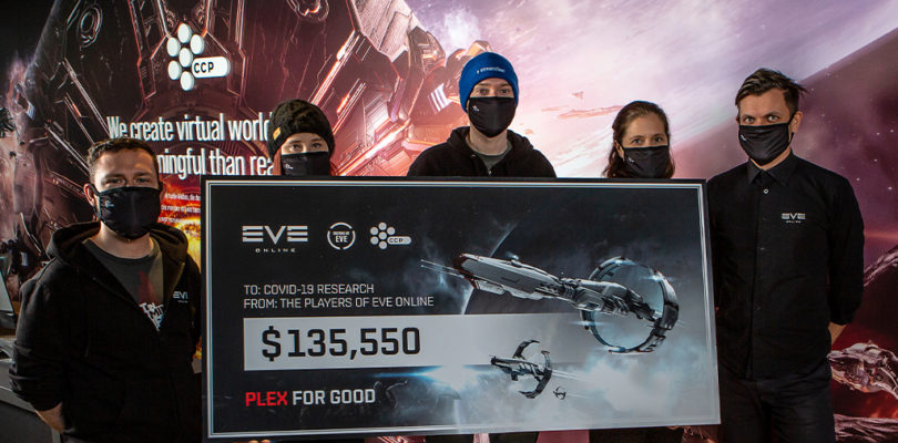 EVE Online recauda 135.000 dólares para la lucha contra el Covid