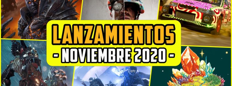 Lanzamientos NOVIEMBRE 2020 – Nuevos Co-op, Shooter, MMOs…