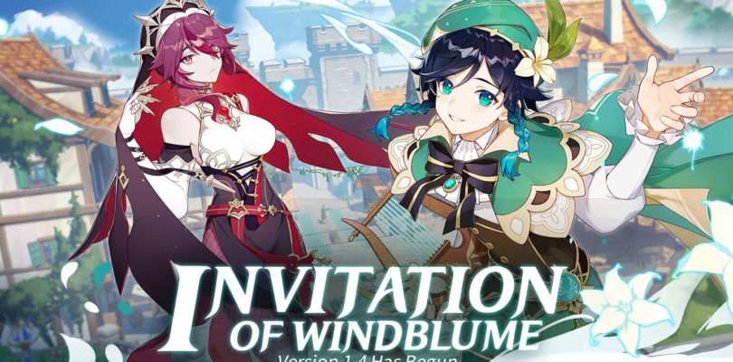 Ya disponible la versión 1.4 de Genshin Impact – El evento principal empieza el viernes