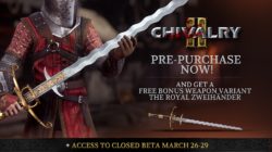 La beta cerrada multiplataforma de Chivalry 2 abre sus puertas