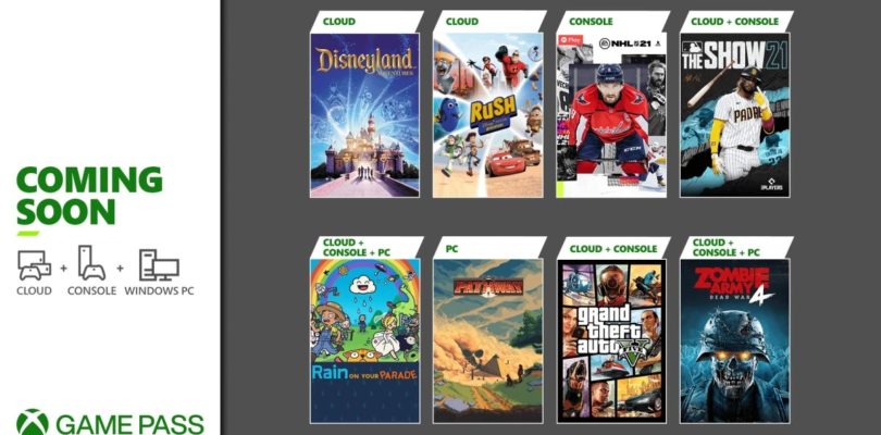GTA V, Zombie Army 4, NHL 21 y otros llegan a primeros de abril al Xbox Game Pass