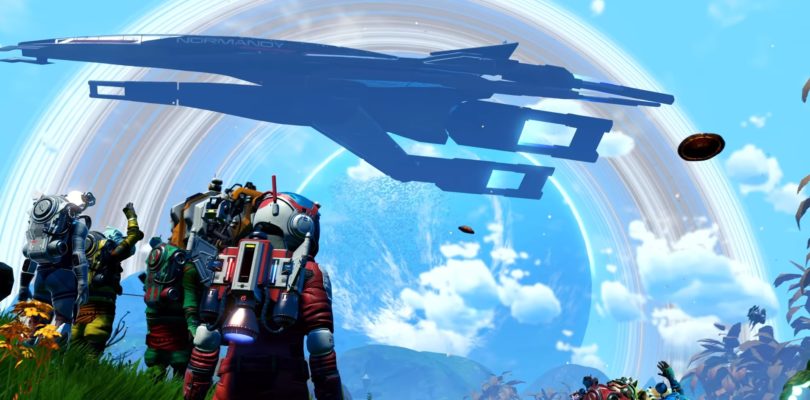 Puedes añadir la nave Normandy de Mass Effect a tu flota de naves en No Man’s Sky