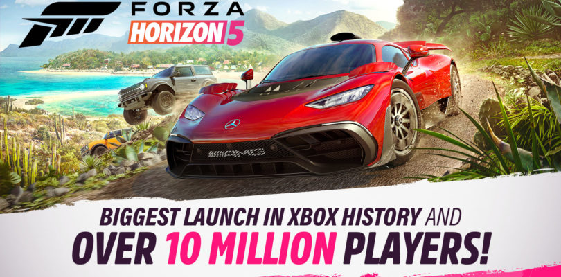 Forza Horizon 5 alcanza los 10 millones de jugadores en todo el mundo
