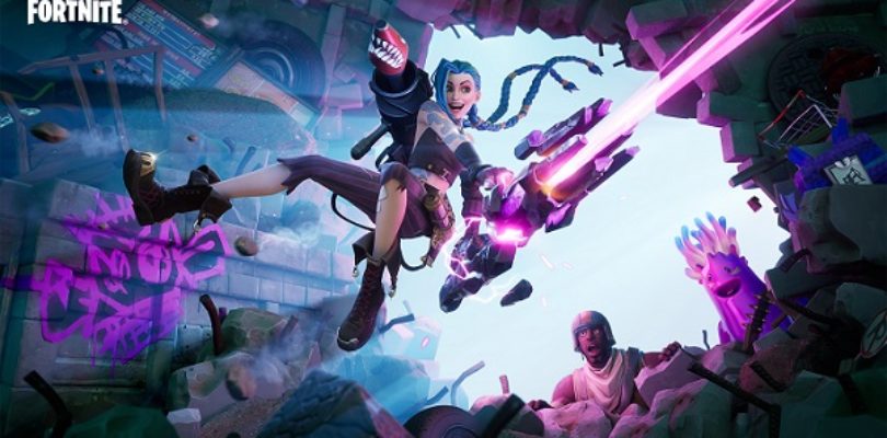 Jinx, de League of Legends, llega hoy a Fortnite.
