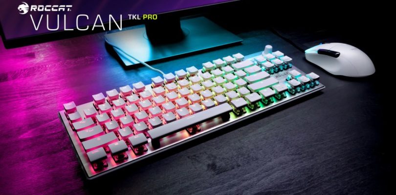 El teclado Vulcan TKL PRO de Roccat, ya disponible en color Blanco Ártico