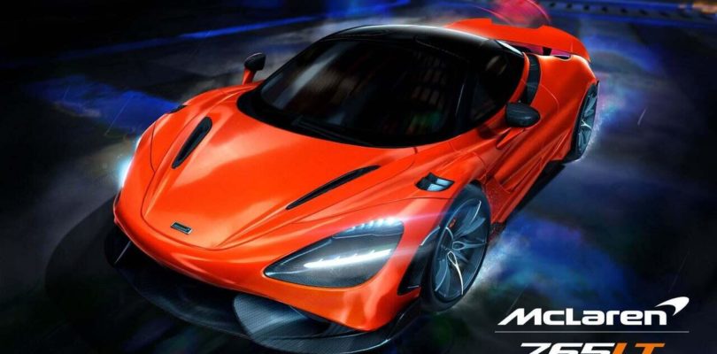 Ya disponible el McLaren 765LT en Rocket League