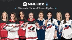 Disponibles ya los primeros equipos femeninos para jugar en NHL 22