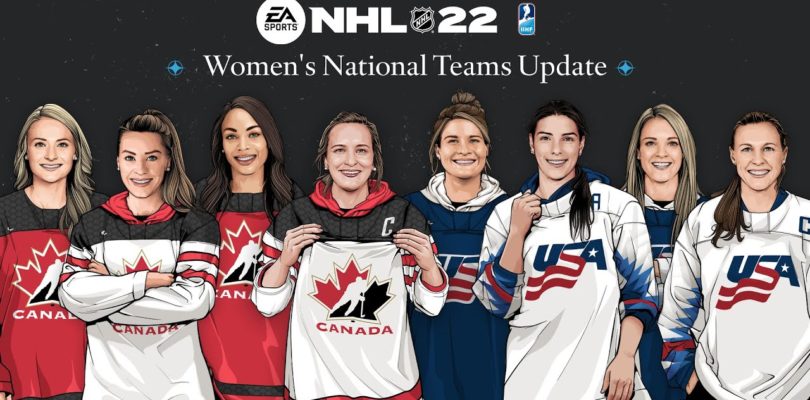 Disponibles ya los primeros equipos femeninos para jugar en NHL 22