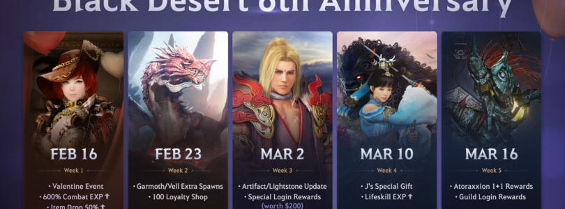 Black Desert Online celebra sus seis años de vida con un mes repleto de eventos y recompensas