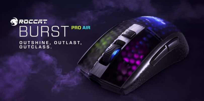 Roccat anuncia el nuevo ratón inalámbrico Burst Pro Air