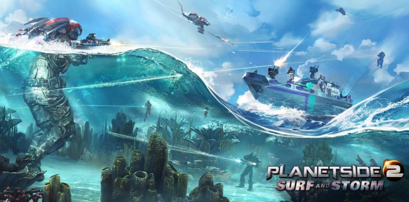 Llegan los combates submarinos a PlanetSide 2 con la actualización Surf and Storm