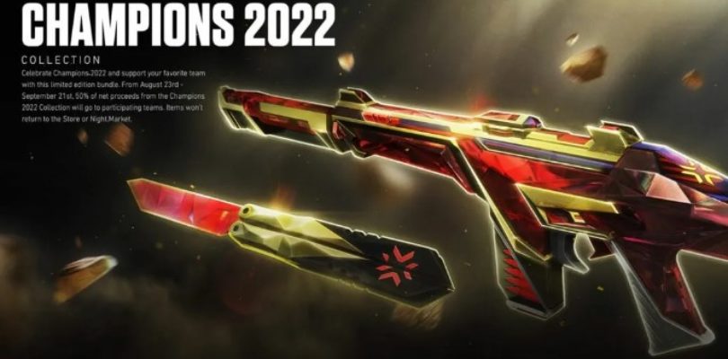 La nueva linea de skins Champion 2022 llegará a VALORANT el 23 de agosto