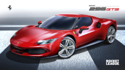 El nuevo Ferrari 296 GTB, el deportivo híbrido de Ferrari, llega a Rocket League