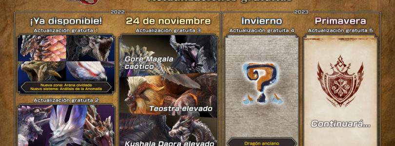 Desvelados nuevos enemigos y contenidos en la tercera actualización gratuita del título de Monster Hunter Rise: Sunbreak