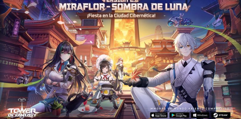 Tower of Fantasy anuncia la actualización 2.2, Miraflor – Sombra de Luna, y el nuevo personaje Tian Lang