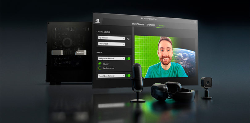 NVIDIA Broadcast se actualiza con los efectos Contacto visual y Viñeta