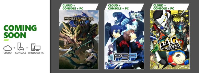 Próximamente en Xbox Game Pass: Monster Hunter Rise, Persona 3 Portable y Persona 4 Golden
