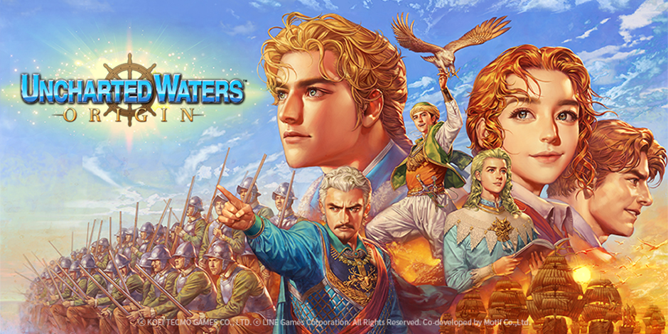 Sandbox RPG ship Uncharted Waters Origin is now available worldwide on mobile and PC!