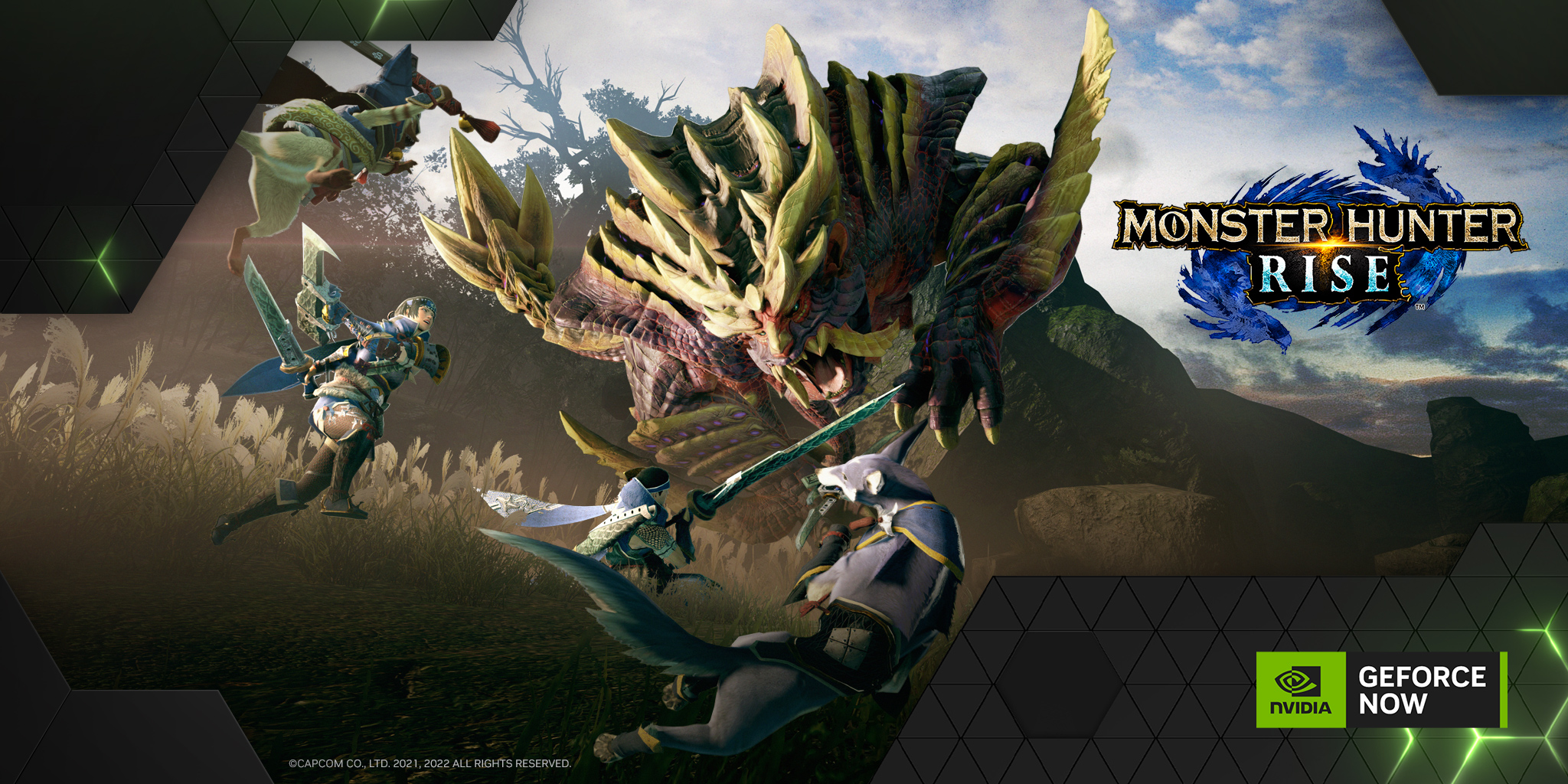 GeForce NOW will receive Monster Hunter Rise and its Sunbreak expansion