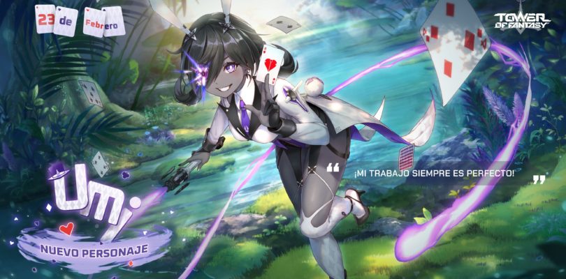 Umi es el nuevo personaje que llegara a Tower of Fatansy