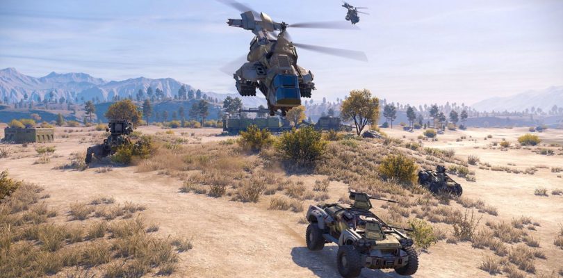 Tanques y helicópteros lucharán sobre los páramos de Crossout