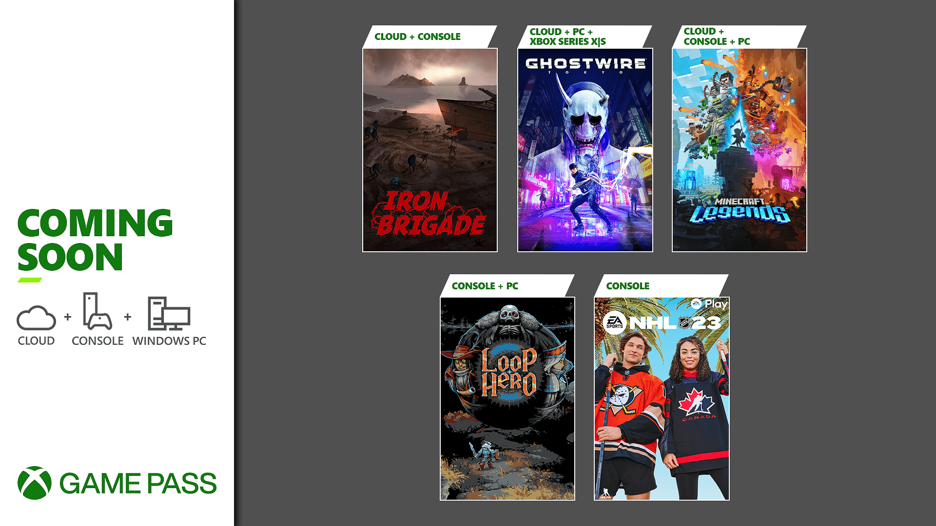 Coming Soon to Xbox Game Pass: Minecraft Legends, Ghostwire: Tokyo, Loop Hero and More