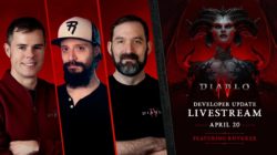 El equipo de Diablo IV nos ofrecerá un directo de más de hora y media hablando del EndGame, las lecciones de la beta y mucho más.