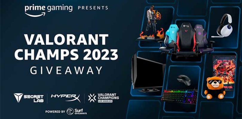 Prime Gaming y Riot Games celebran los sorteos de VALORANT Champions 2023