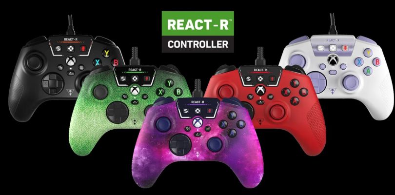 Ya está disponible el controlador REACT-R  para Xbox y PC de Turtle Beach en nuevos colores