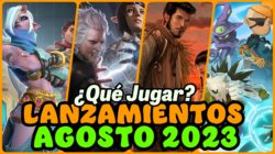 Nuevos lanzamientos y destacados del mes de agosto 2023