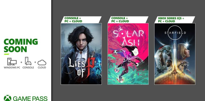 Próximamente en Xbox Game Pass: Starfield, Solar Ash y Lies of P