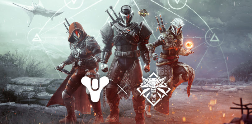 Geralt de Rivia se teletransporta a Destiny 2