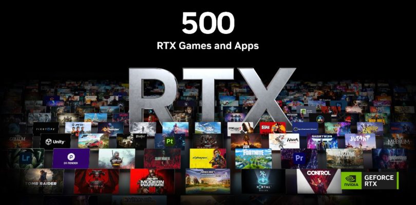 NVIDIA supera los 500 juegos y aplicaciones con RTX