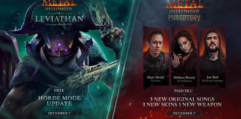 ¡Ya disponibles en Metal: Hellsinger el DLC Purgatory y Leviatán, el modo de hordas gratuito!