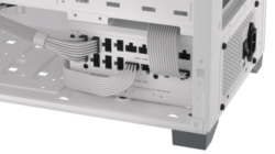 CORSAIR amplía su familia de fuentes de alimentación con conexiones en el lateral, con la nueva RMx SHIFT blanca