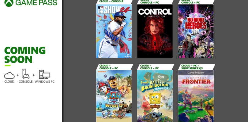 Próximamente en Xbox Game Pass: MLB The Show 24, Lightyear Frontier, Control Ultimate Edition y muchos más