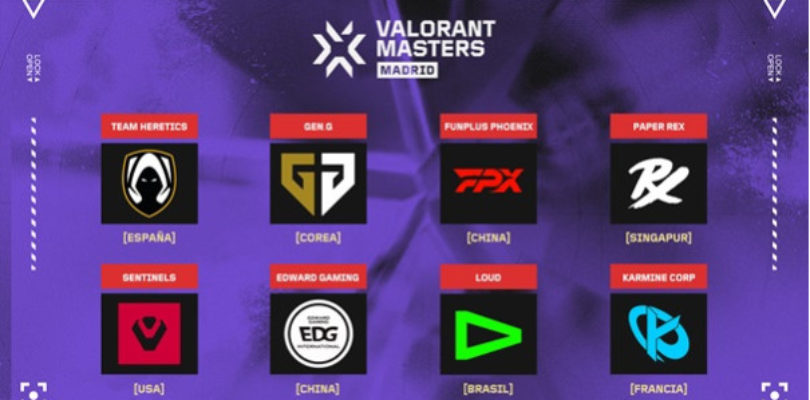 Todo sobre los 8 equipos clasificados para VALORANT Masters Madrid