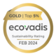 Trust vuelve a ser galardonada con EcoVadis Gold en febrero de 2024