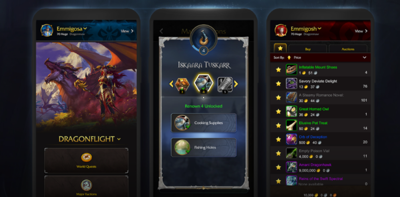 World of Warcraft Companion desaparecerá con la próxima expansión de WoW