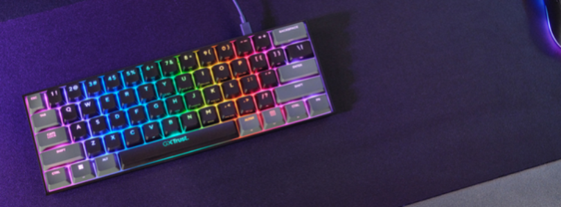 Trust presenta el mini teclado mecánico Acira