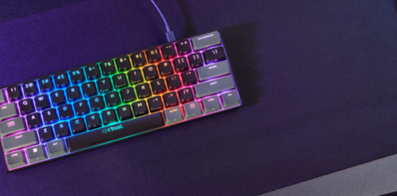 Trust presenta el mini teclado mecánico Acira