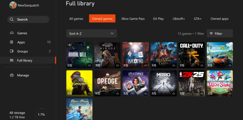 Xbox Insiders con Xbox Game Pass Ultimate ya pueden transmitir sus juegos propios en consolas Xbox