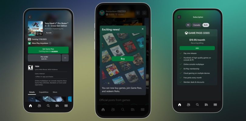 Actualización abril Xbox: App móvil de Xbox, transmite juegos propios en consolas Xbox y mucho más