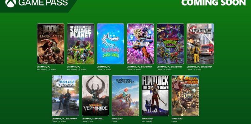 Próximamente en Xbox Game Pass: DOOM: The Dark Ages, Revenge of the Savage Planet, Dragonball Xenoverse 2 y mucho más