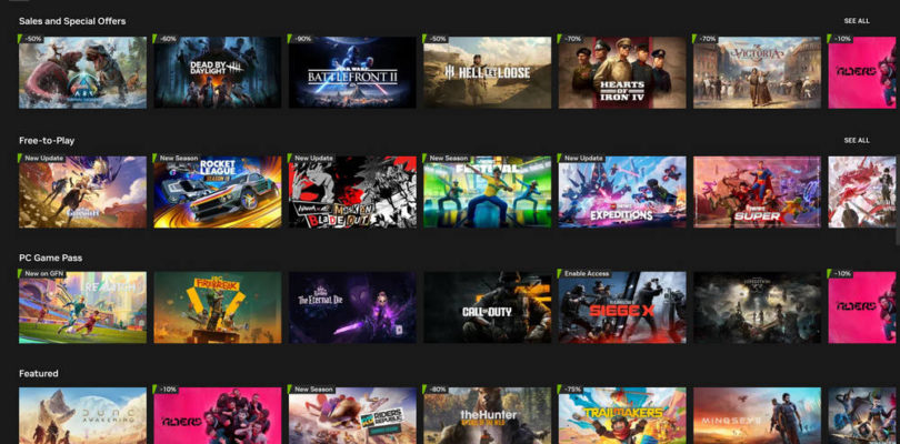 Geforce NOW anuncia la llegada de más juegos y recompensas exclusivas