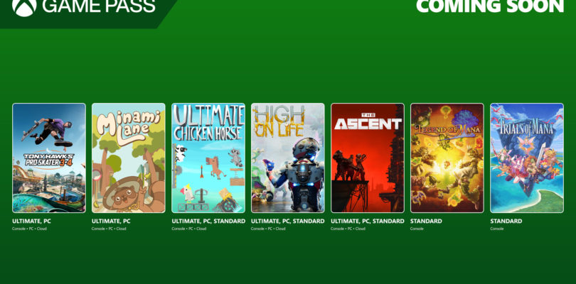Próximamente en Game Pass: Tony Hawk’s Pro Skater 3 + 4, Minami Lane, Ultimate Chicken Horse y muchos más