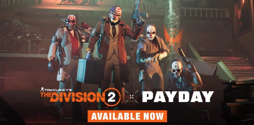 La colaboración entre The Division 2 y PAYDAY ya está disponible