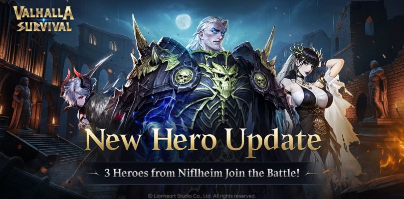 LIONHEART STUDIO presenta tres nuevos héroes con clases únicas en Valhalla Survival