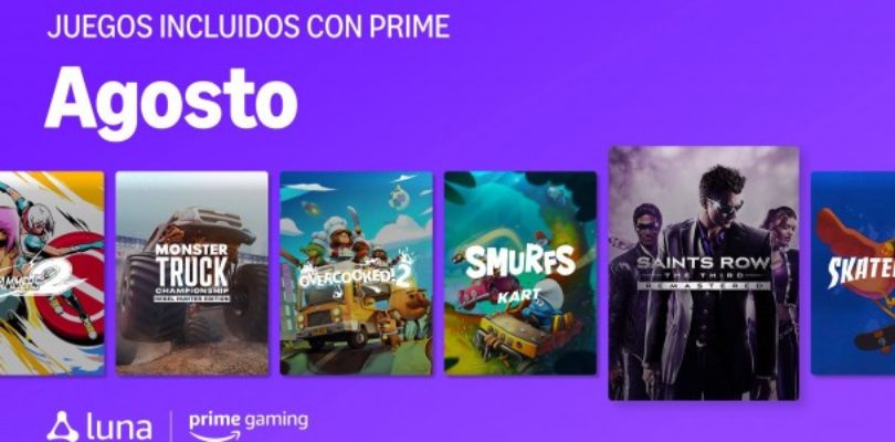 Actualización de contenidos de agosto de Prime Gaming